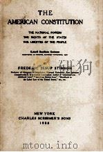 THE AMERICAN SONSTITUTION（1908 PDF版）