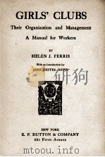 GIRLS' CLUBS（1918 PDF版）