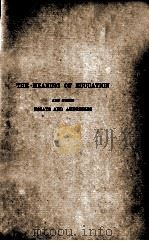 THE MEANING OF EDUCATION AND OTHER ESSAYS AND ADDRESSES（1909 PDF版）