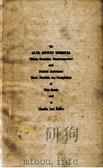 TO ALTA NEWBY WEBSTER PDF电子版封面