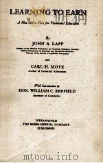 LEARNING TO EARN（1915 PDF版）