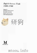 ENGLISH OUERSEAS TRADE:1500-1700（ PDF版）