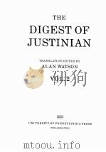 THE DIGEST OF JUSTINIAN（1998 PDF版）