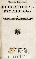 EDUCATIONAL PSYCHOLOGY 1927 PDF电子版封面