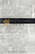 EDUCATIONAL PSYCHOLOGY（1939 PDF版）