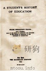 A STUDENT'S HISTORY OF EDUCATION（1915 PDF版）