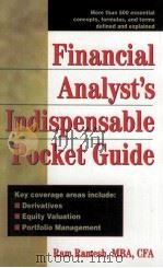 Financial Analyst's Indispensable Pocket Guide PDF电子版封面 0071361561