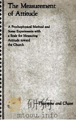 THE MEASUREMENT OF ATTITUDE（1937 PDF版）