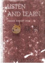 LISTEN AND LARN FIFTEEN YEARS OF ADULT EDUCATION ON THE AIR 1937 PDF电子版封面