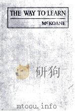 THE WAY TO LEARN A TEXTBOOK OF GUIDANCE STUDY 1931 PDF电子版封面