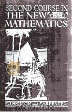 SECOND COURSE IN THE NEW MATHEMATICS NEW EDITION（1939 PDF版）