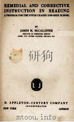 REMEDIAL AND CORRECTIVE INSTRUCTION IN READING（1936 PDF版）