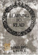 LEARNING TO READ A MANUAL FOR TEACHERS USING THE ALDINE READERS（1922 PDF版）