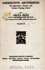 CORRECTIVE ARITHMETIC VOLUME II（1920 PDF版）