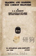 TEACHING AND LEARNING THE COMMON BRANCHES（1929 PDF版）
