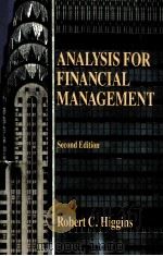 ANALYSIS FOR FINANCIAL MANAGEMENT PDF电子版封面 0256068992