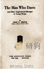 The Mna Who Dares（1920 PDF版）
