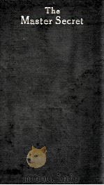 The Master Secret 1913 PDF电子版封面