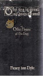 THY SEA IS GREAT OUR BOATS ARE SMALL（1922 PDF版）