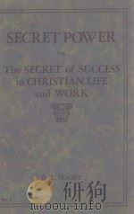 SECRET POWER（1908 PDF版）