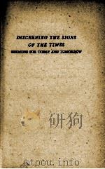 DISCERNING THE SIGNS OF THE TIMES 1946 PDF电子版封面