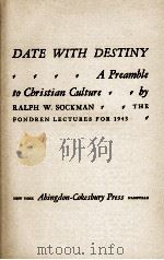 DATE WITH DESTINY PDF电子版封面 RALPH W. SOCKMAN