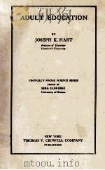 ADULT EDUCATION（1927 PDF版）
