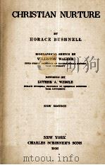 CHRISTIAN NURTURE 1916 PDF电子版封面