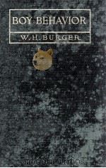 BOY BEHAVIOR（1919 PDF版）
