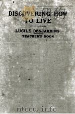 DISCOVERING HOW TO LIVE（1929 PDF版）