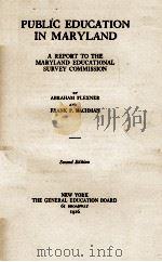 PUBLIC EDUCATION IN MARYLAND SECOND EDITION（1916 PDF版）