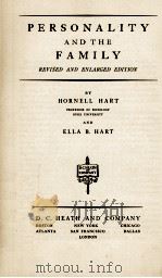 PERSONALITY AND THE FAMILY REVISED AND ENLARGED EDITION（1941 PDF版）