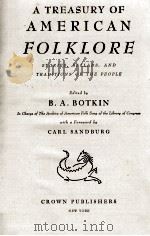 A TREASURY OF AMERICAN FOLKLORE（1944 PDF版）