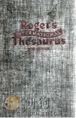 ROGET'S INTERNATIONAL THESAURUS NEW EDITION REVIESD AND RESET A CROWELL REFERENCE BOOK 1946 PDF电子版封面