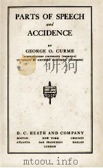 PARTS OF SPEECH AND ACCIDENCE（1935 PDF版）