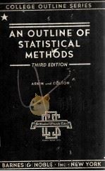 AN OUTLINE OF STATISTICAL METHODS 1938 PDF电子版封面