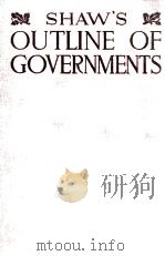 OUTLINE OF GOVERNMENTS 1936 PDF电子版封面