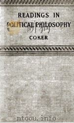READINGS in POLITICAL PHILOSOPHY（1944 PDF版）