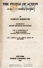 THE PEOPLE OF ACTION 1918 PDF电子版封面