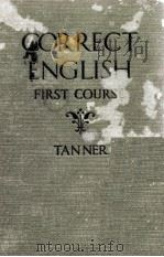 CORRECT ENGLISH FIRST COURSE（1928 PDF版）
