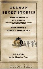 GERMAN SHORT STORIES（1946 PDF版）