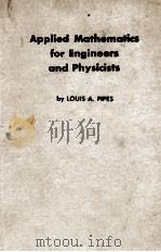 APPLIED MATHEMATICS FOR ENGINEERS AND PHYSICISTS SECOND EDITION（ PDF版）