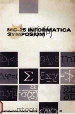 MC-25 INFORMATICA SYMPOSIUM MATHEMATICAL CENTRE TRACTS 37（1973 PDF版）