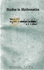 STUDIES IN MATHEMATICS VOLUME 2（1963 PDF版）