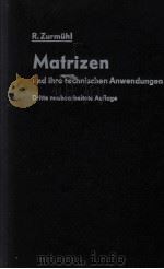 MATRIZEN UND IHRE TECHNISCHEN AN WENDUNGEN MIT 75 ABBILDUNGEN（1961 PDF版）