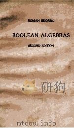 BOOLEARN ALGEBRAS SECOND EDITION 1964 PDF电子版封面 ROMAN SIKORISKI