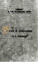 RULER & COMPASSES WITH DIAGRAMS 1953 PDF电子版封面 HILDA P. HUDSON