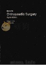 MERCER‘S ORTHOPAEDIC SURGERY EIGHTH EDITION PDF电子版封面