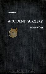 ACCIDENT SURGERY Volume one PDF电子版封面