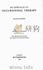 AN APPROACH TO OCCUPATIONAL THERAPY（ PDF版）